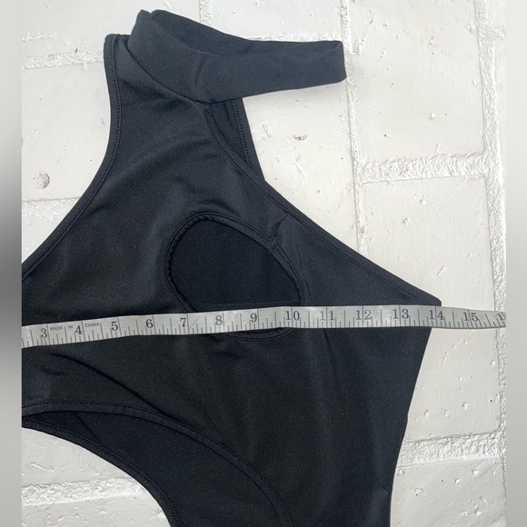 * SOLD * Sorelle UK Rhea Cut Out Mini Dress Black Size XS - Picture 14 of 16